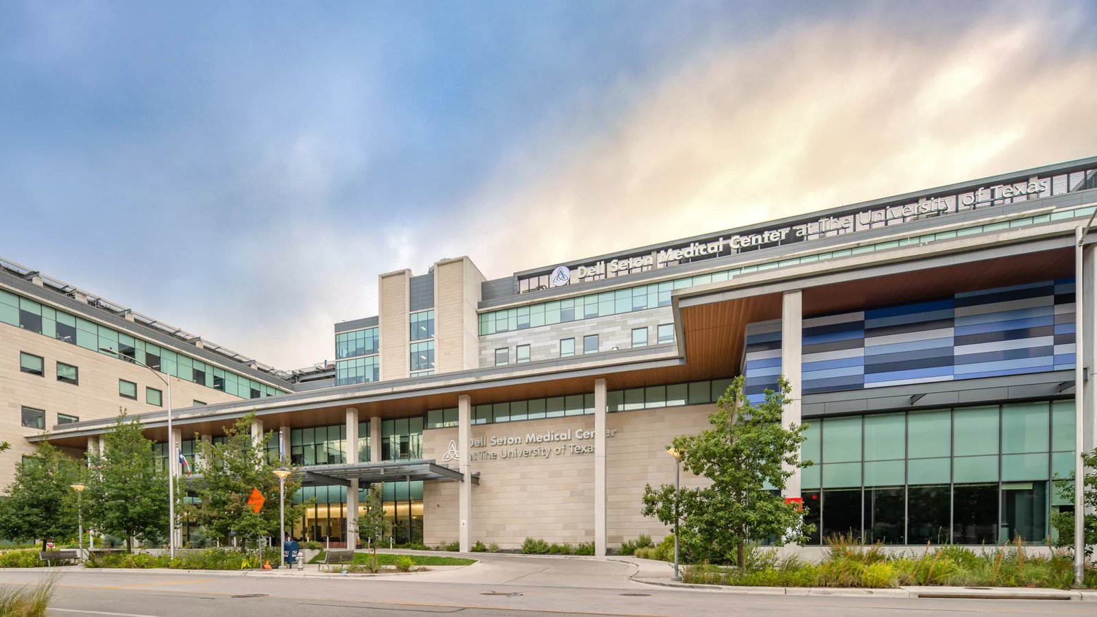 Exterior view of Dell Seton Medical Center.